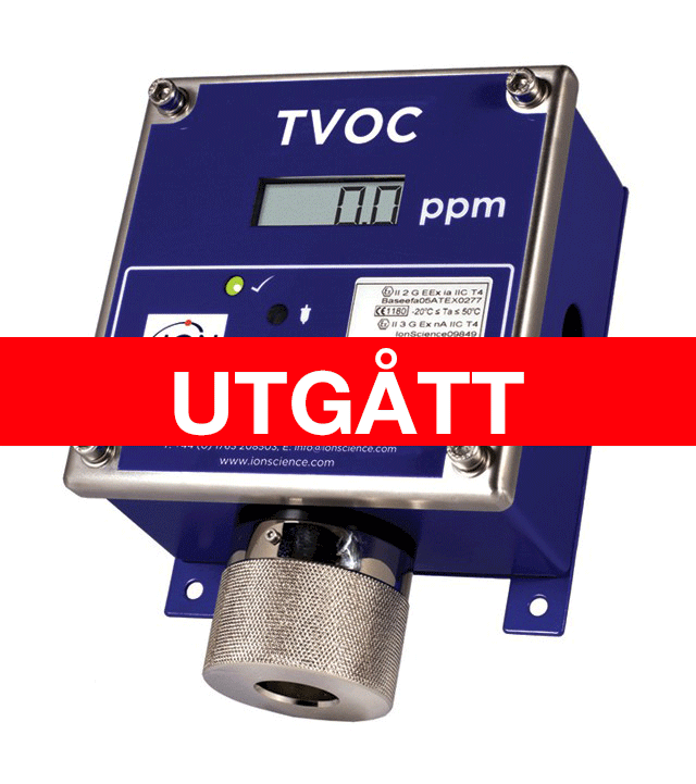 TVOC - Gasdetektor med PID-teknologi.