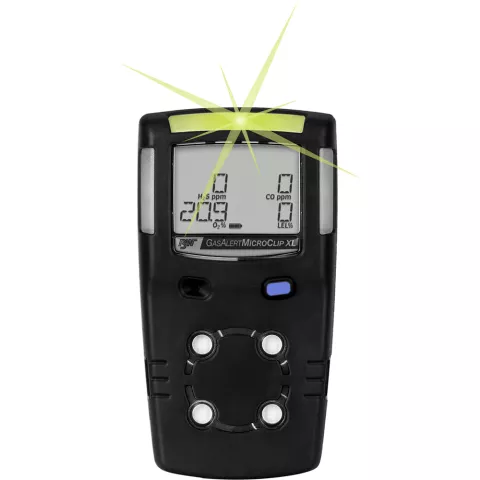 Gasalert,batteriet har lång livslängd - GasAlert Microclip XL