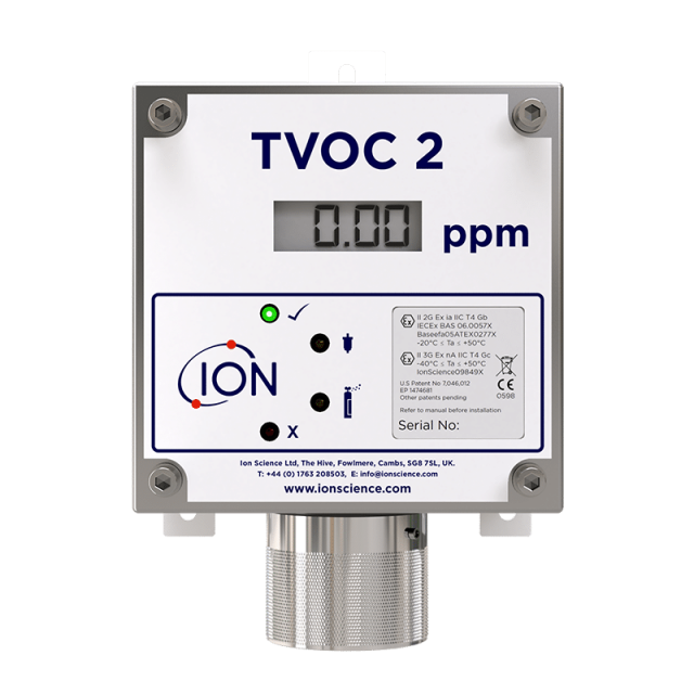 TVOC 2 - Gasdetektor med PID-teknologi.